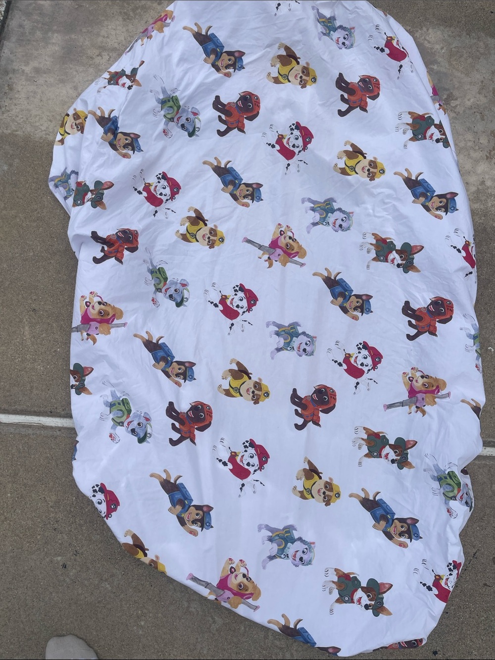 Pottery Barn Kids Paw Patrol Kids Fitted Crib Toddler Sheet
